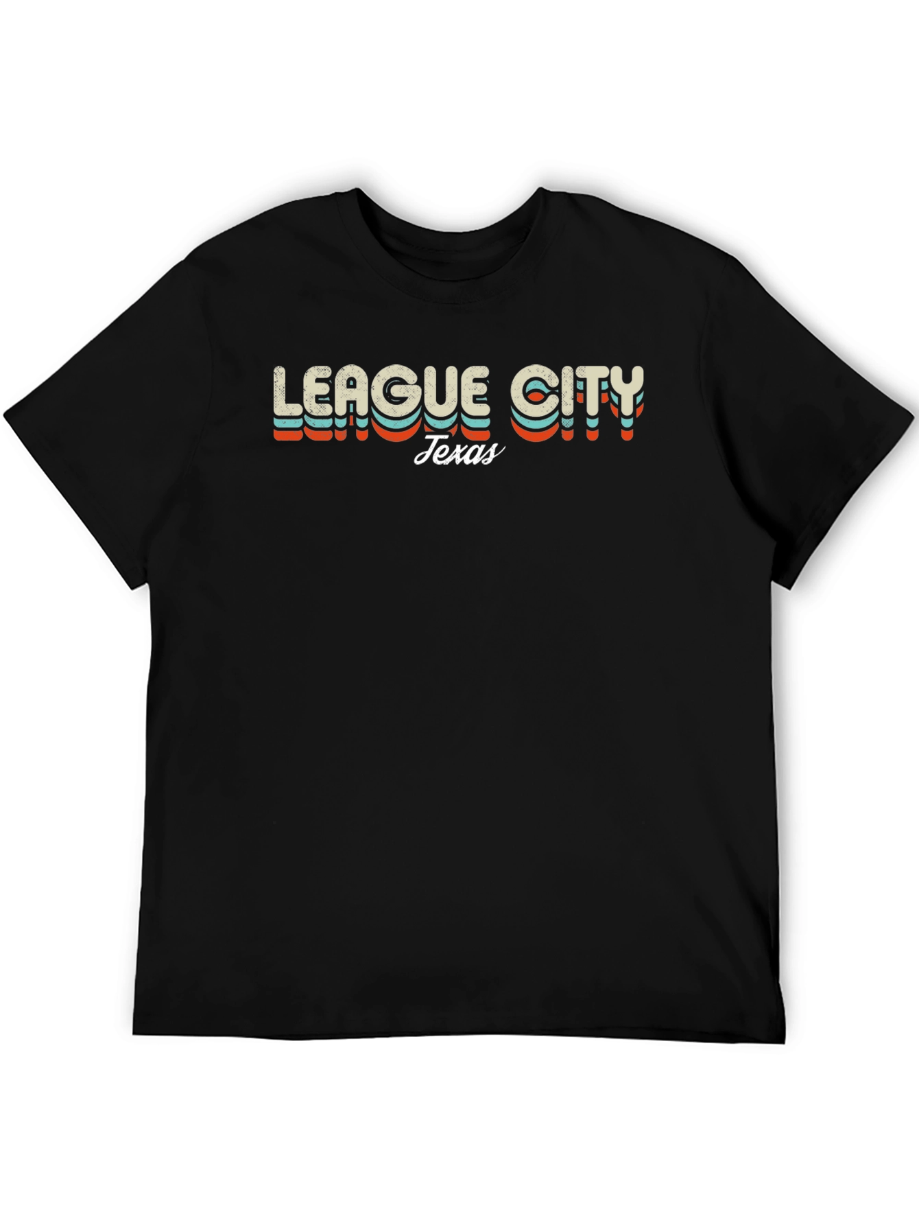 League City Texas Retro T-Shirt
