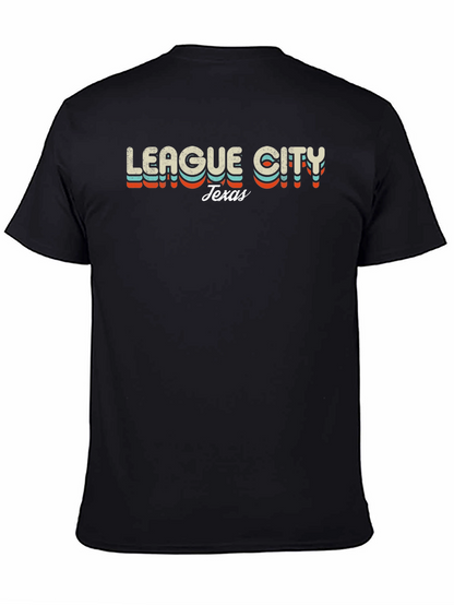 League City Texas Retro T-Shirt