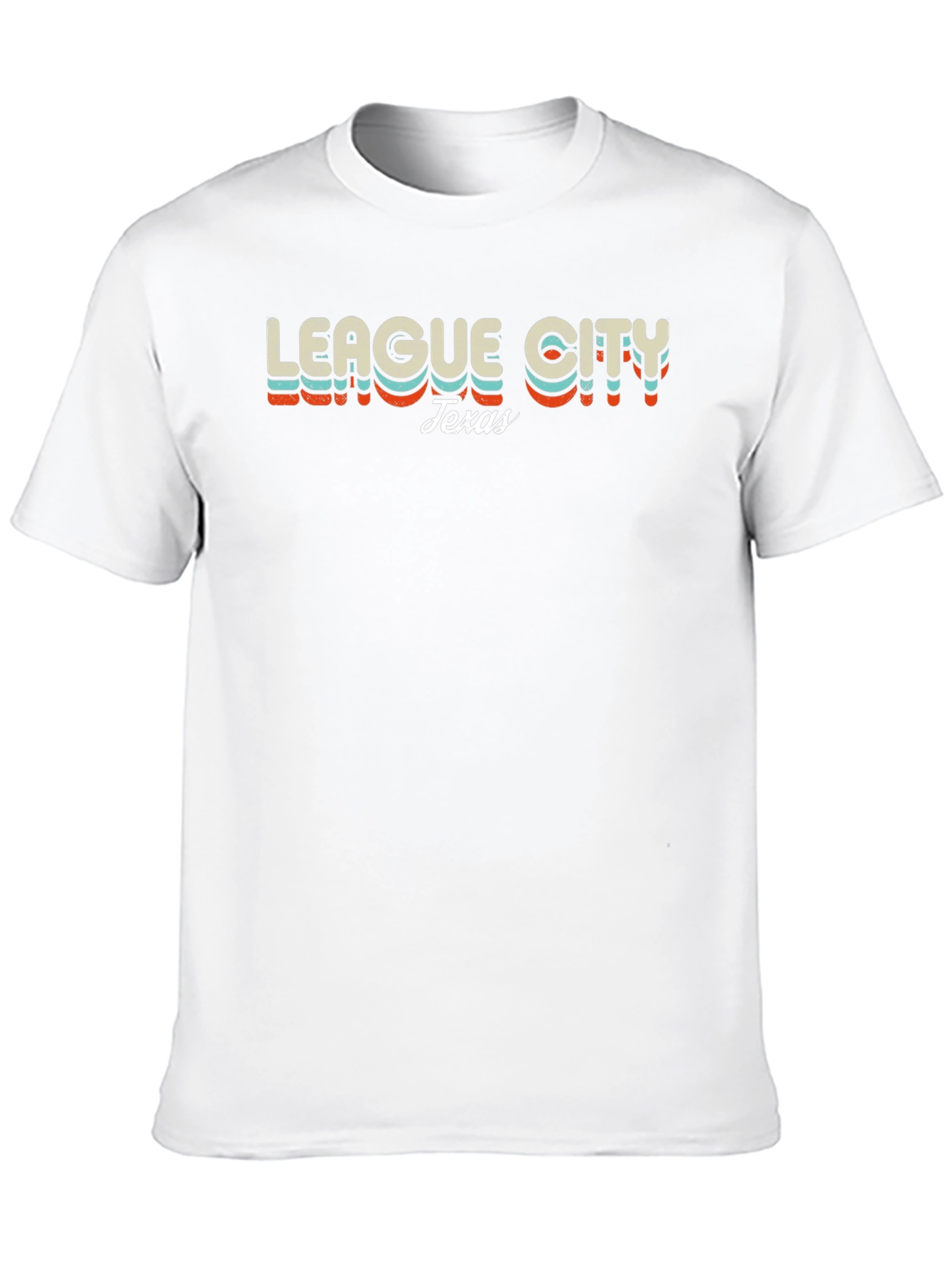 League City Texas Retro T-Shirt