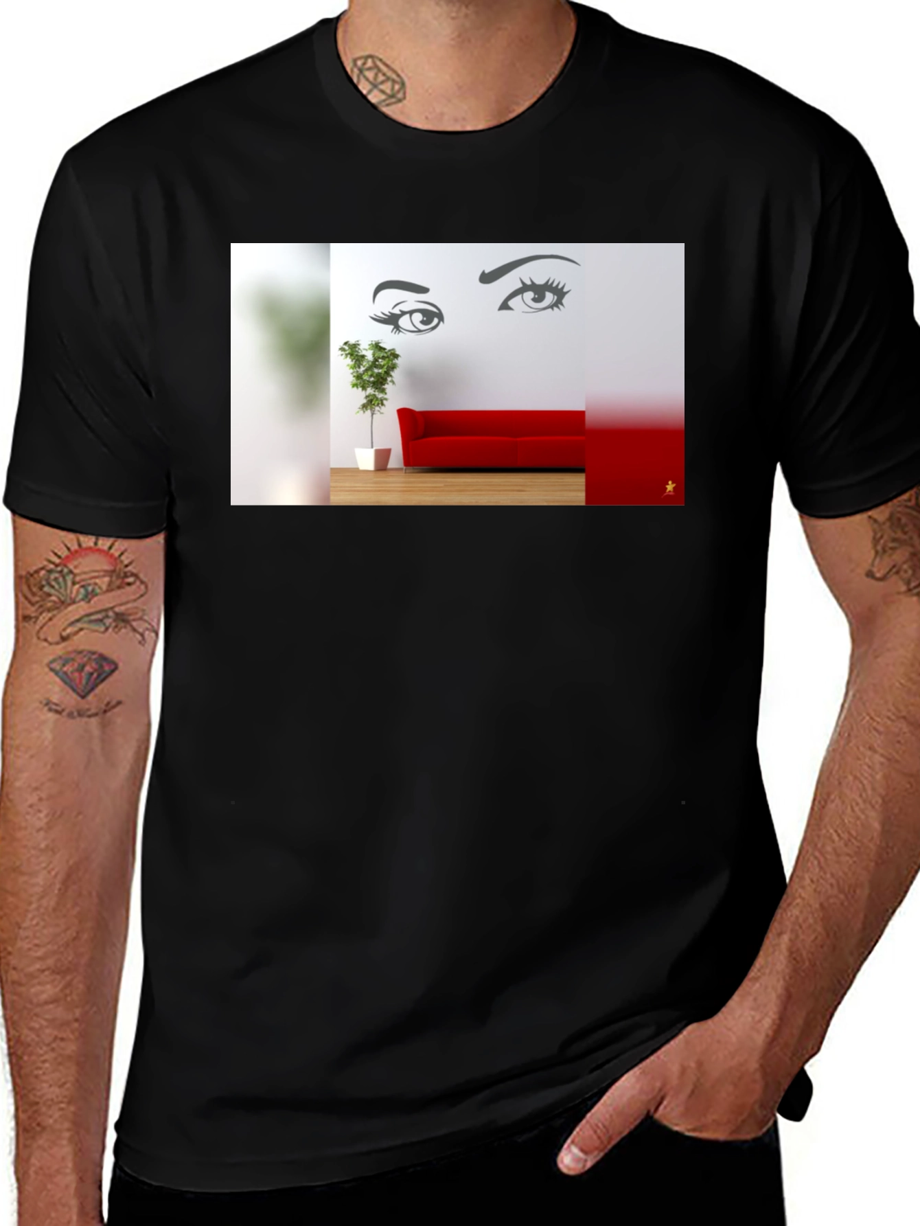 Eye See You: Stylish Graphic Tee