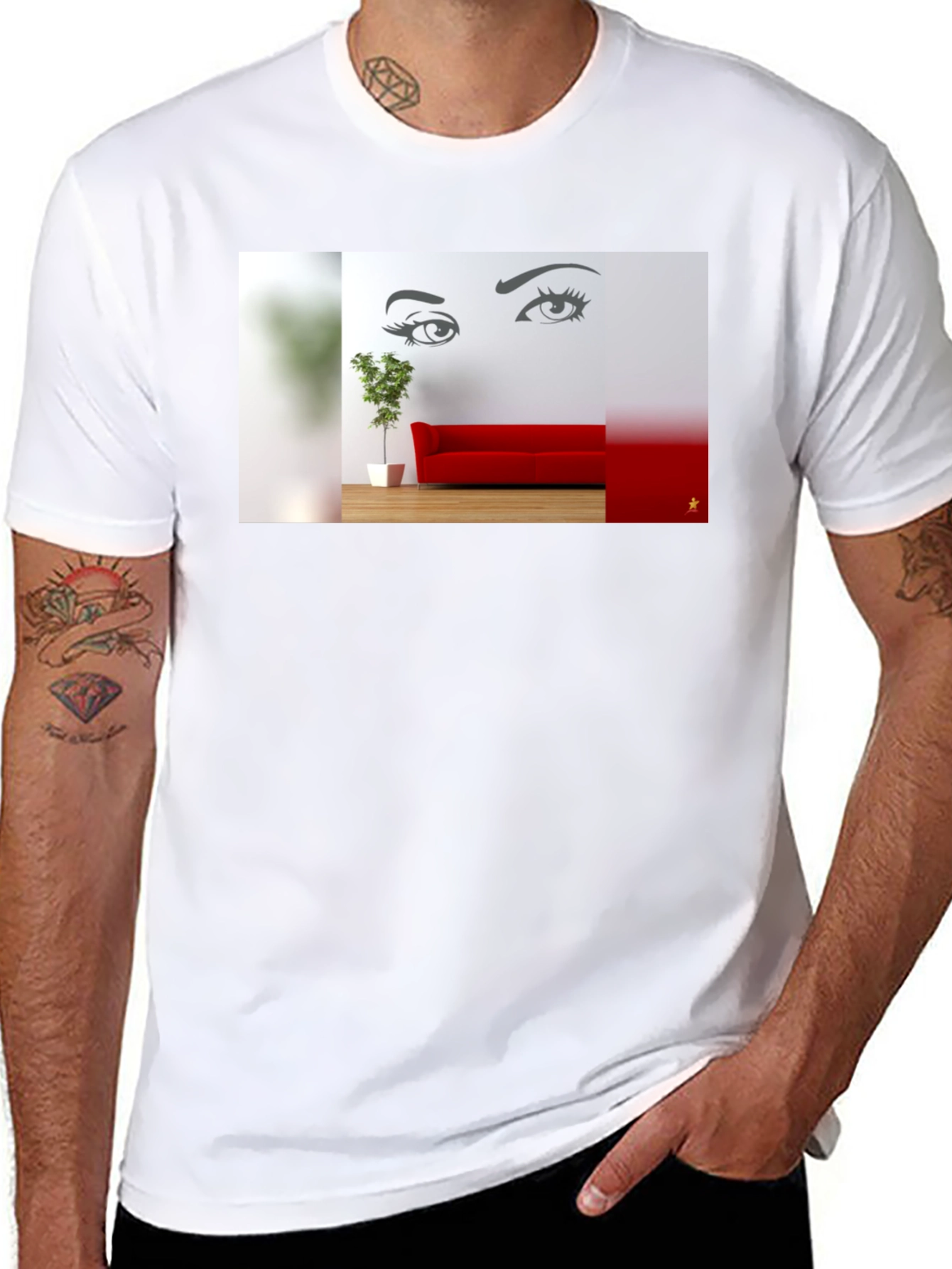 Eye See You: Stylish Graphic Tee