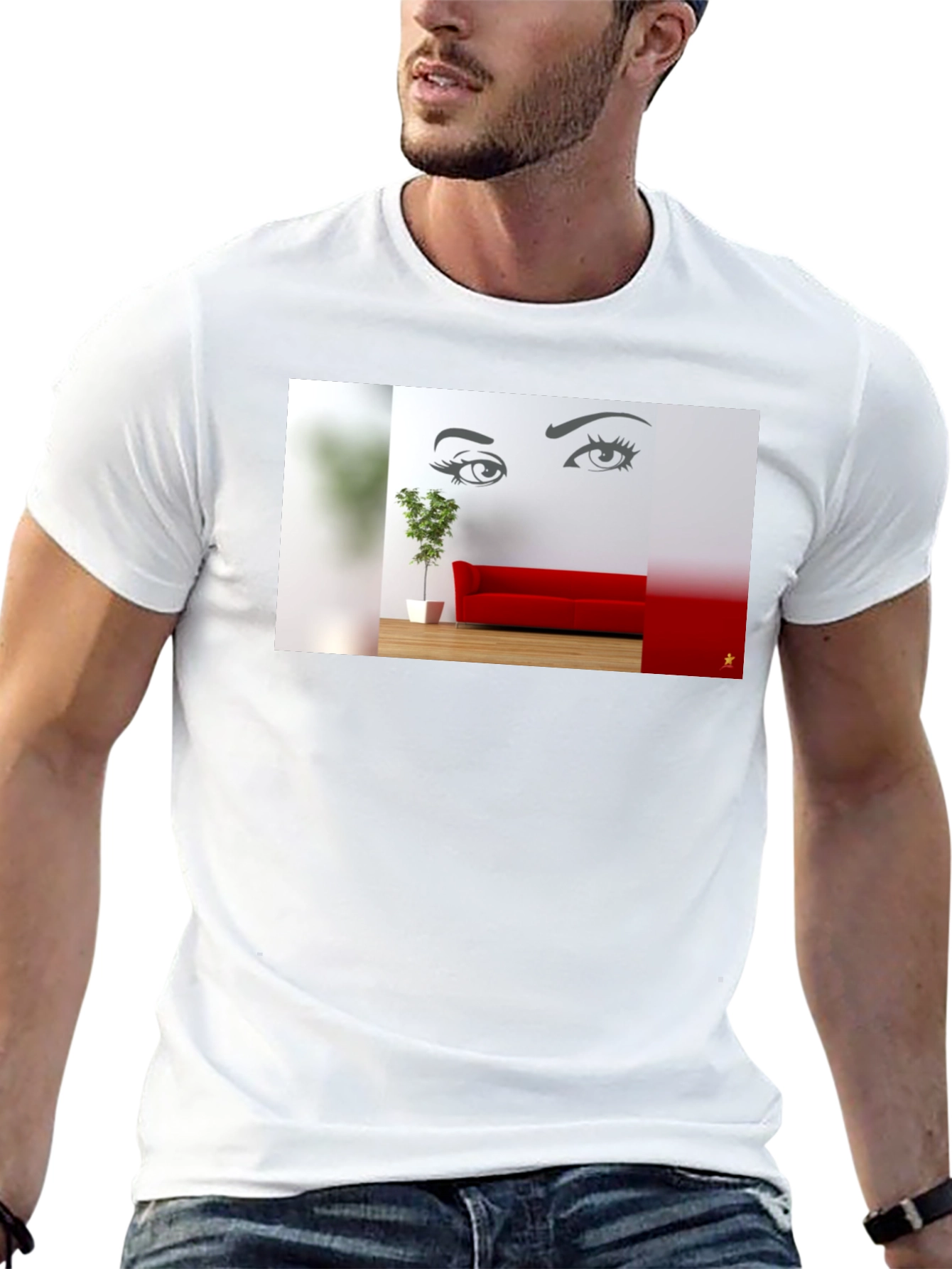 Eye See You: Stylish Graphic Tee