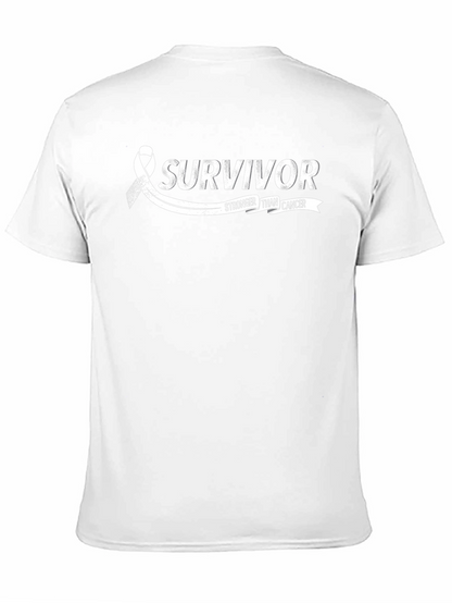 Survivor Stronger Than Cancer Graphic T-Shirt