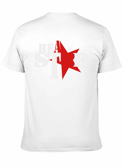 Be A Star Graphic T-Shirt - Black Cotton Tee