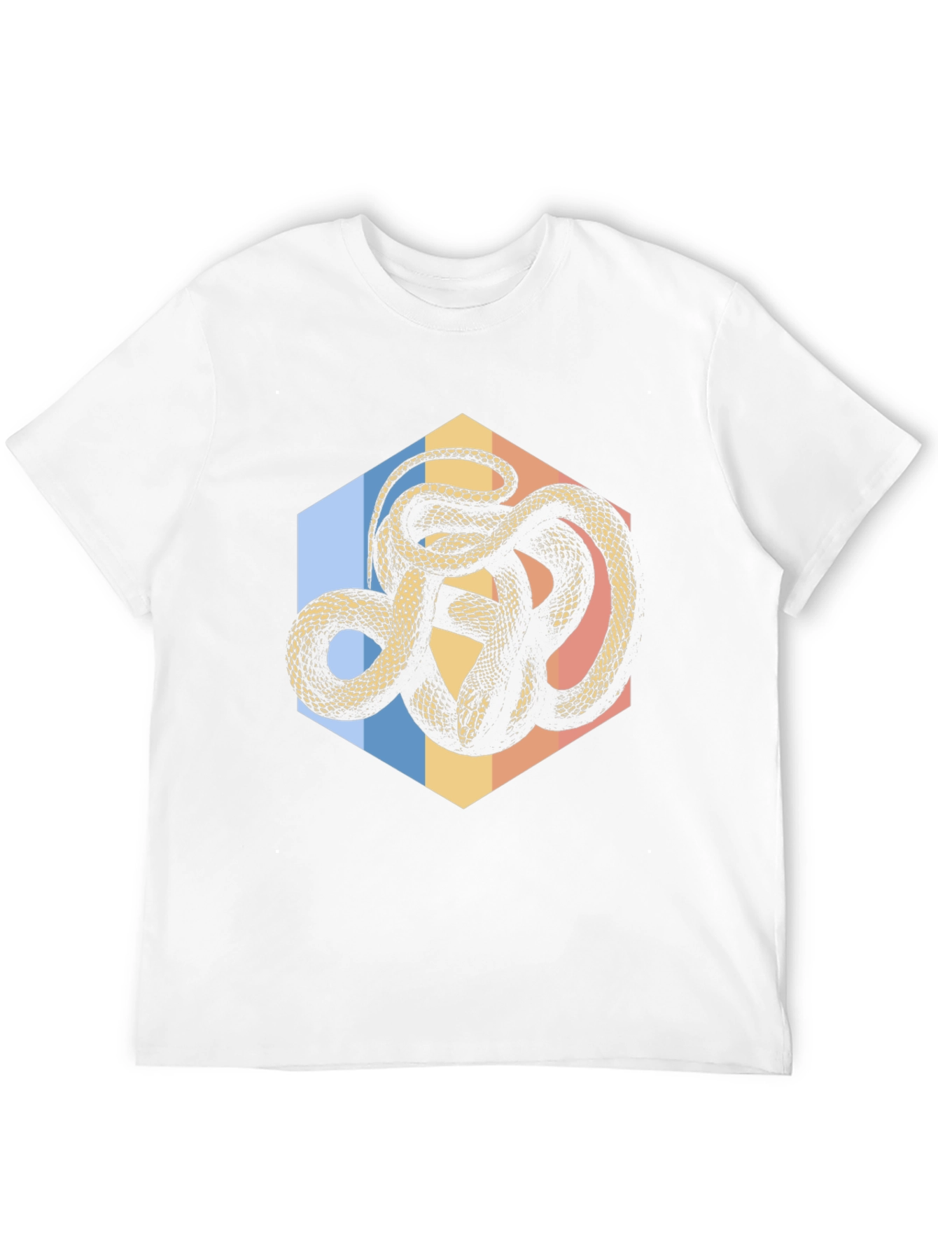 Snake Hexagon Graphic Tee
