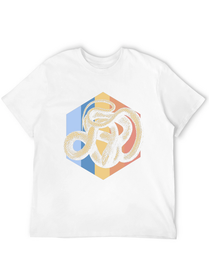 Snake Hexagon Graphic Tee