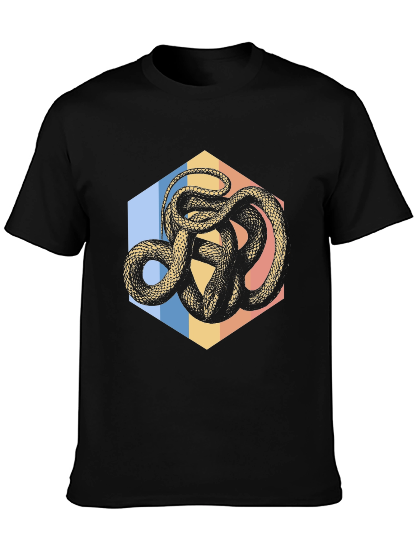 Snake Hexagon Graphic Tee