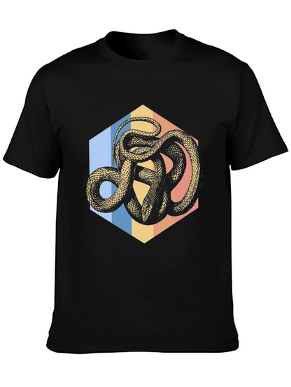 Snake Hexagon Graphic Tee