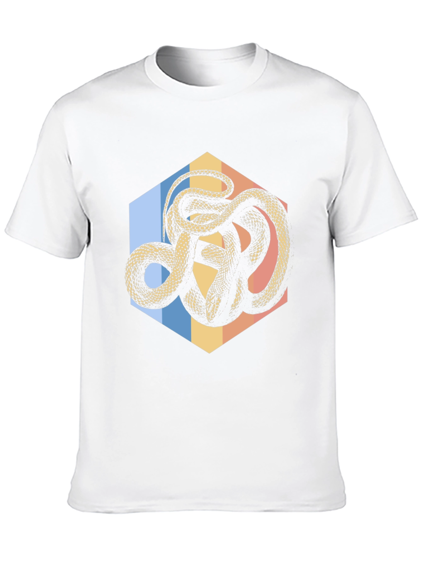 Snake Hexagon Graphic Tee