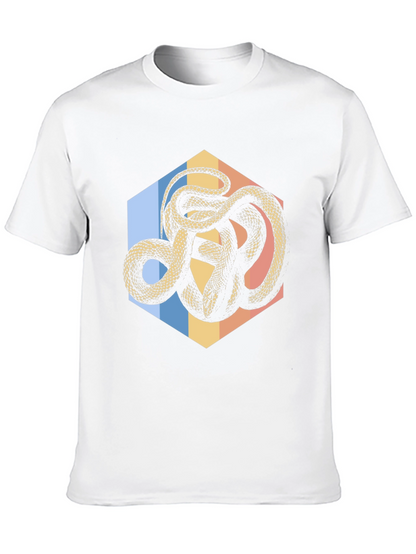 Snake Hexagon Graphic Tee