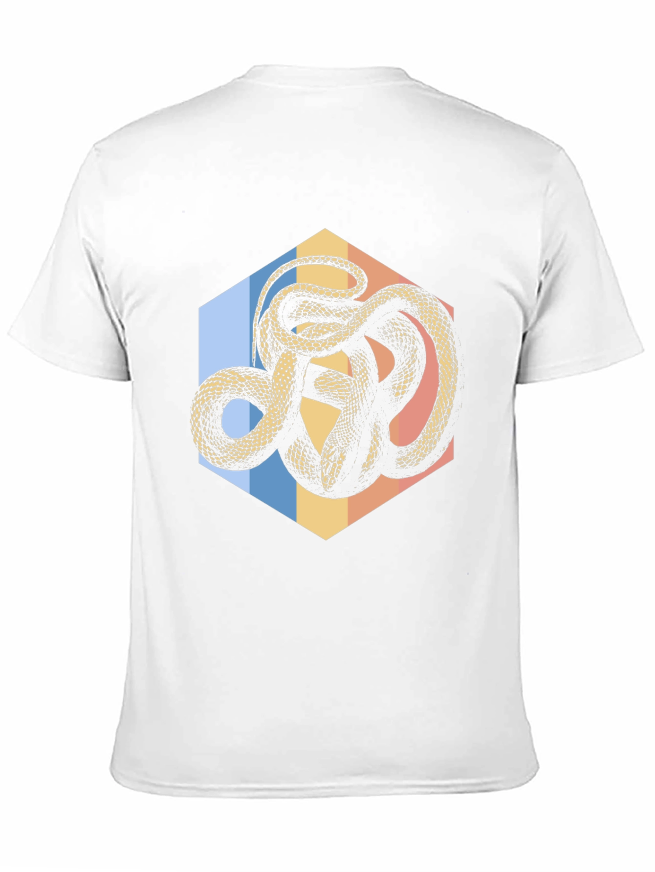 Snake Hexagon Graphic Tee