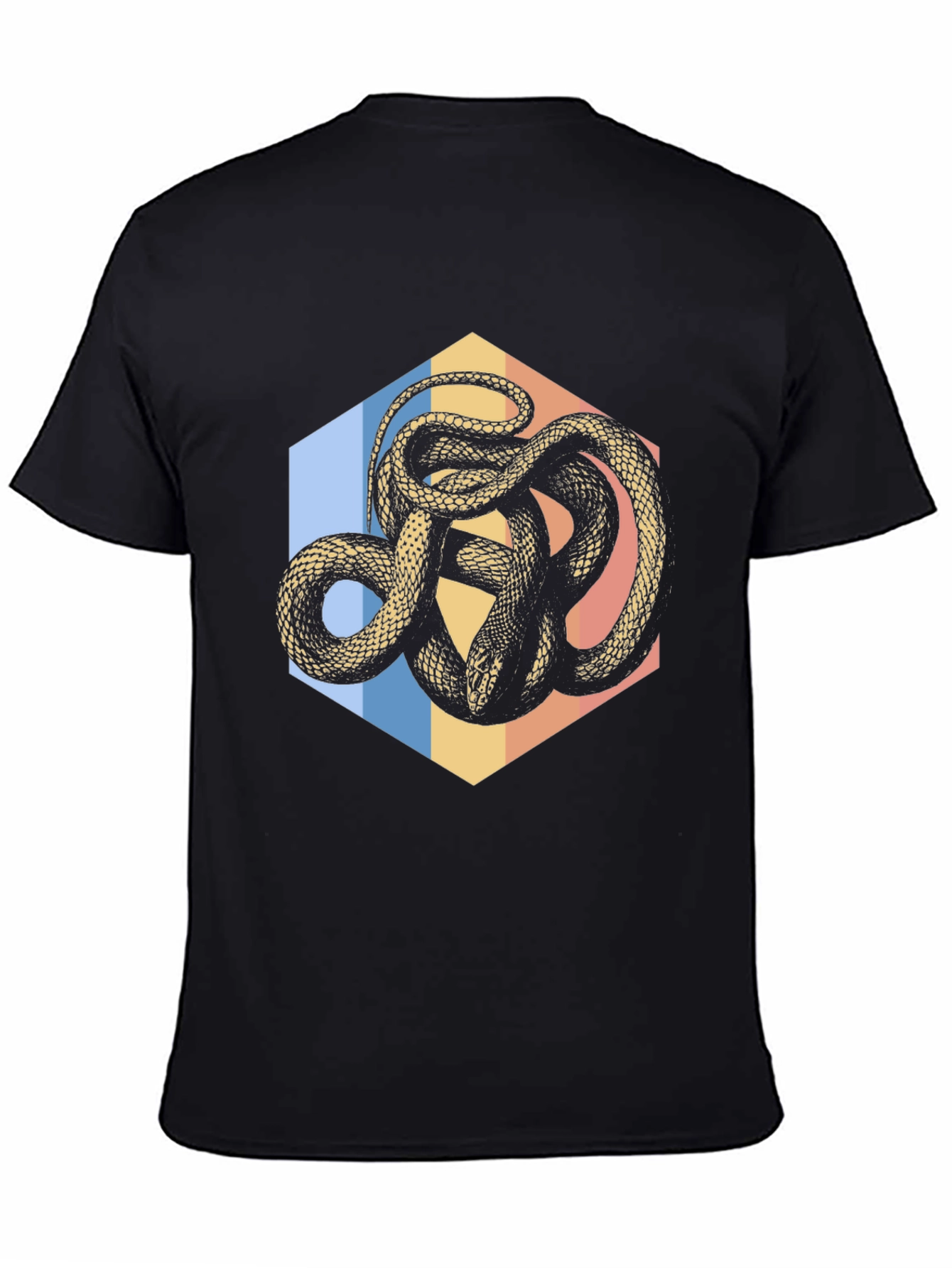 Snake Hexagon Graphic Tee