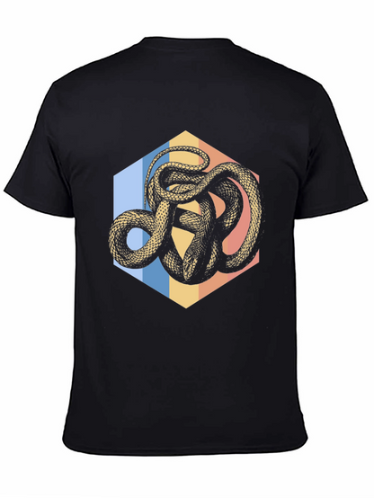 Snake Hexagon Graphic Tee