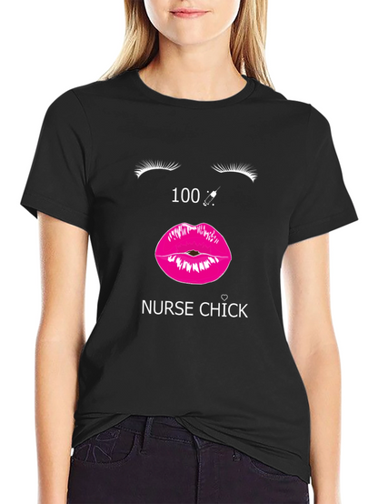 Nurse Chick T-Shirt - Novelty Graphic Tee
