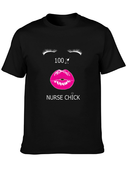 Nurse Chick T-Shirt - Novelty Graphic Tee