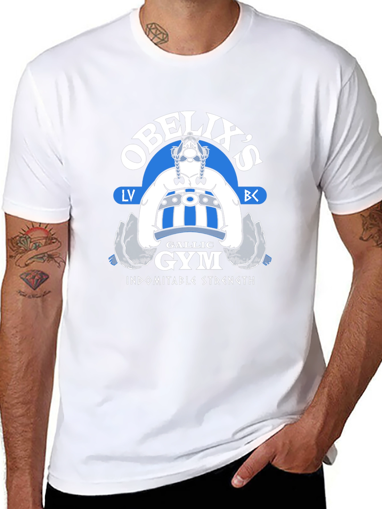 Obelixs Gallic Gym Black T-Shirt