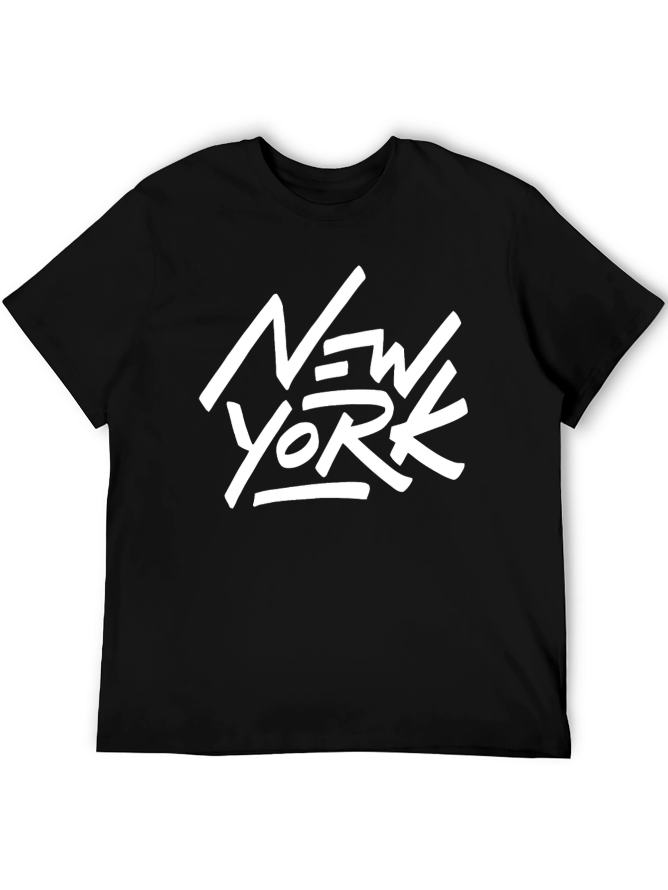 New York Graphic Tee - Stylish Black T-Shirt