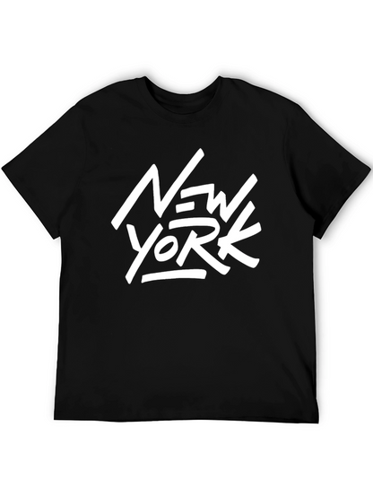 New York Graphic Tee - Stylish Black T-Shirt