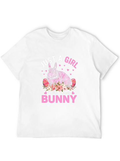 Just A Girl Who Loves Bunny Easter T-Shirt