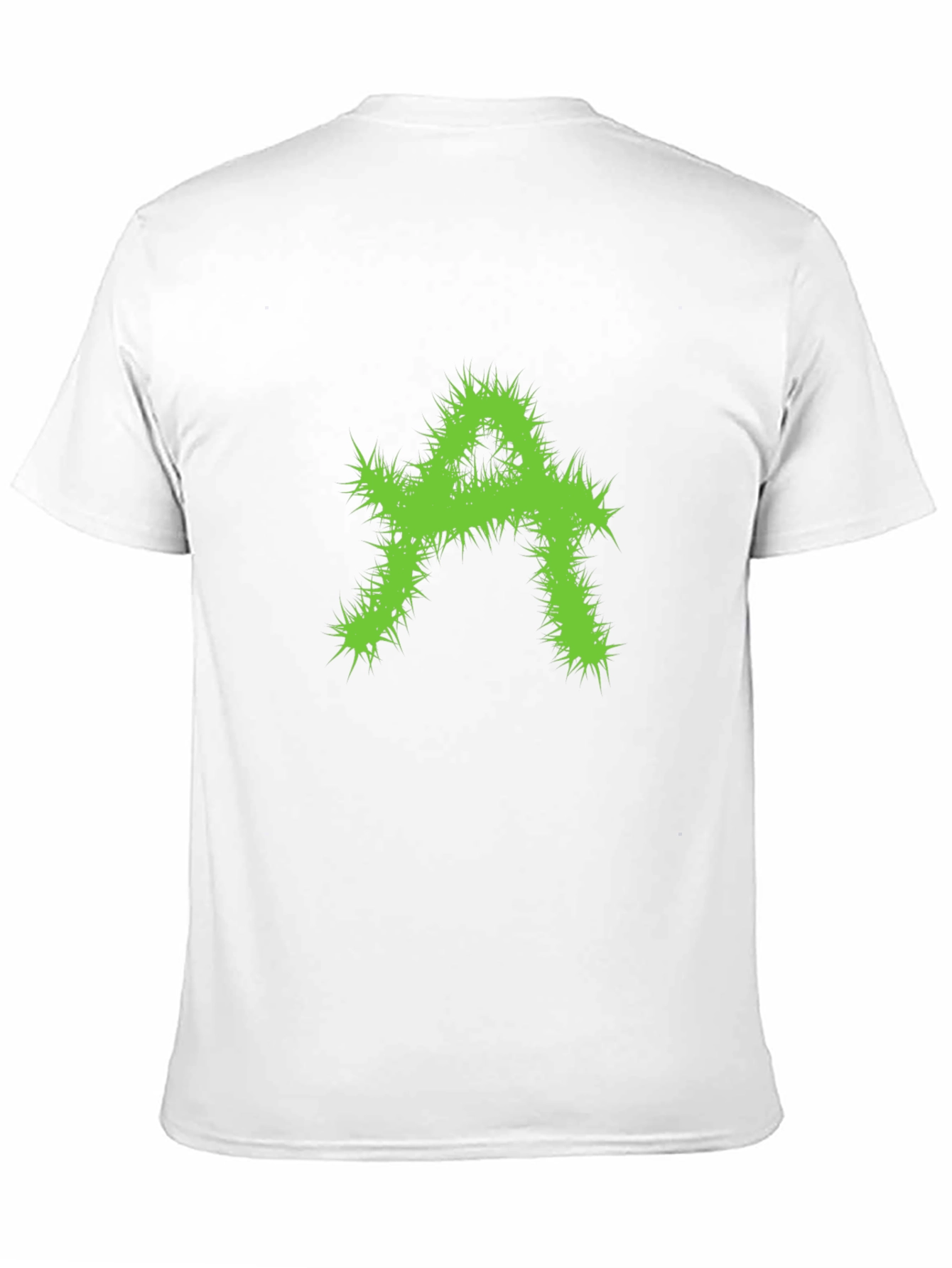 Edgy Green A Graphic Black T-Shirt
