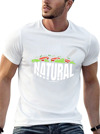 Natural Salad T-Shirt - Fresh & Fun Design