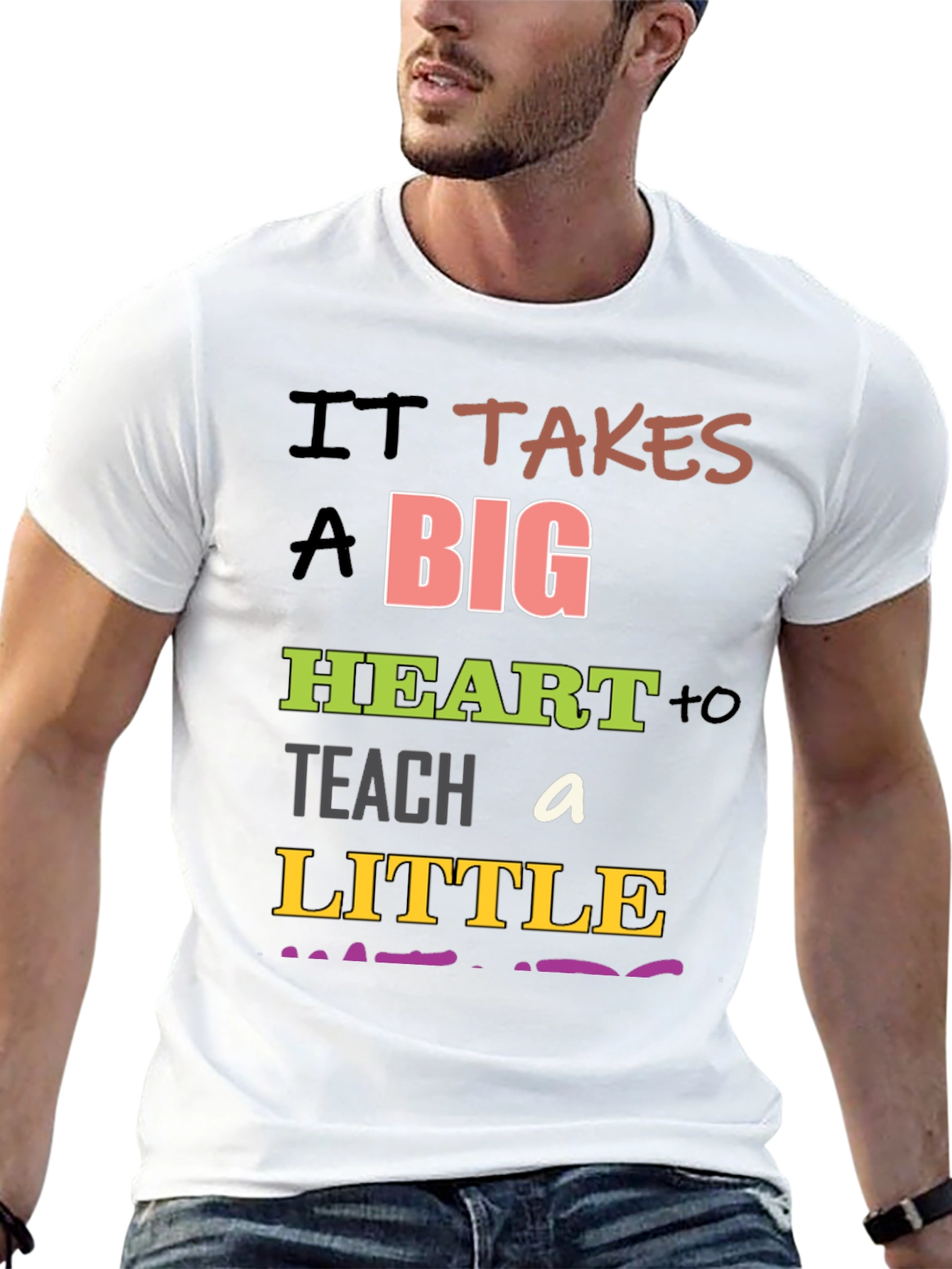 Teacher Heart Graphic Tee