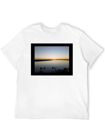 Sunset Lake Graphic Tee - Black