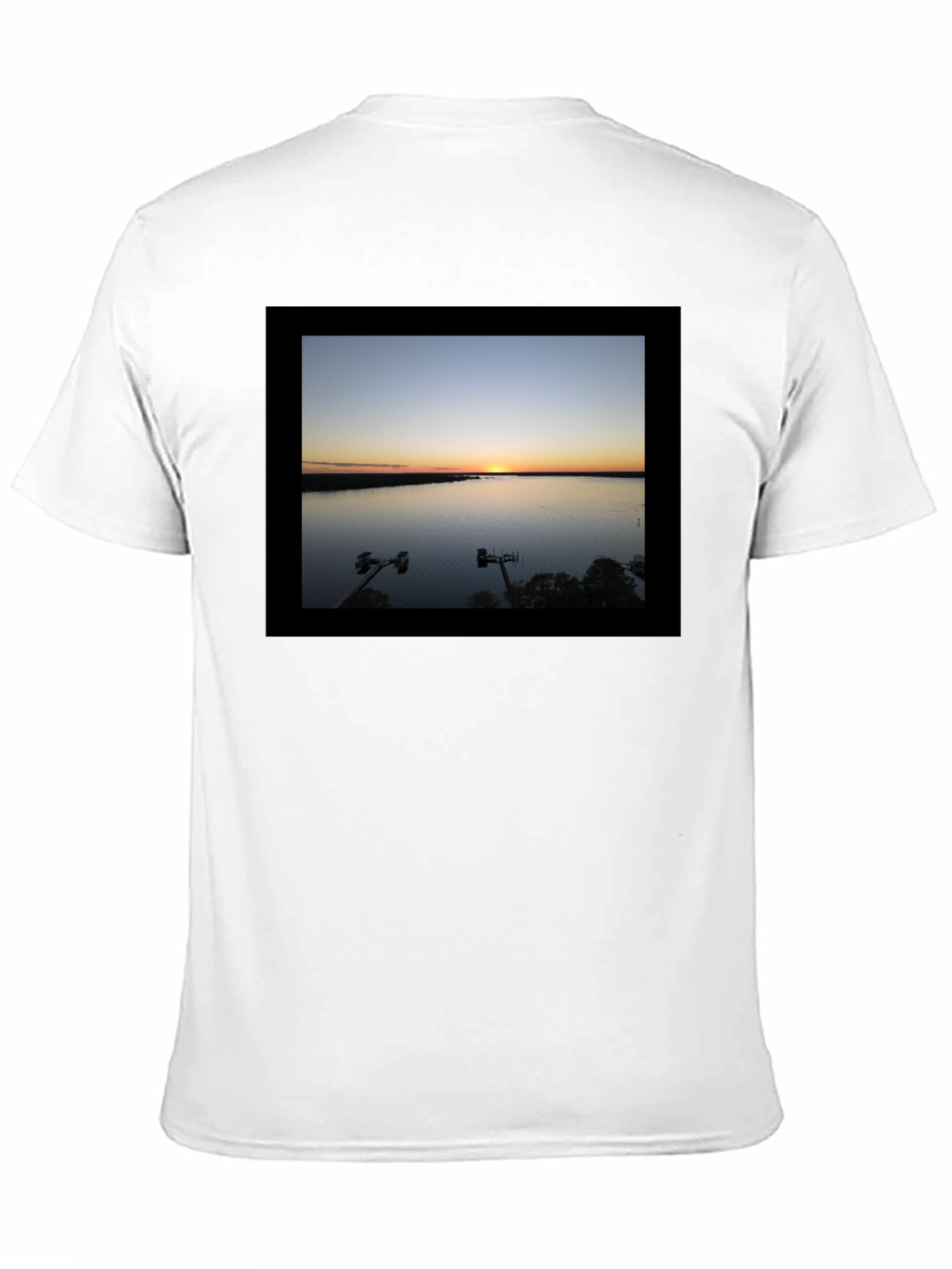 Sunset Lake Graphic Tee - Black