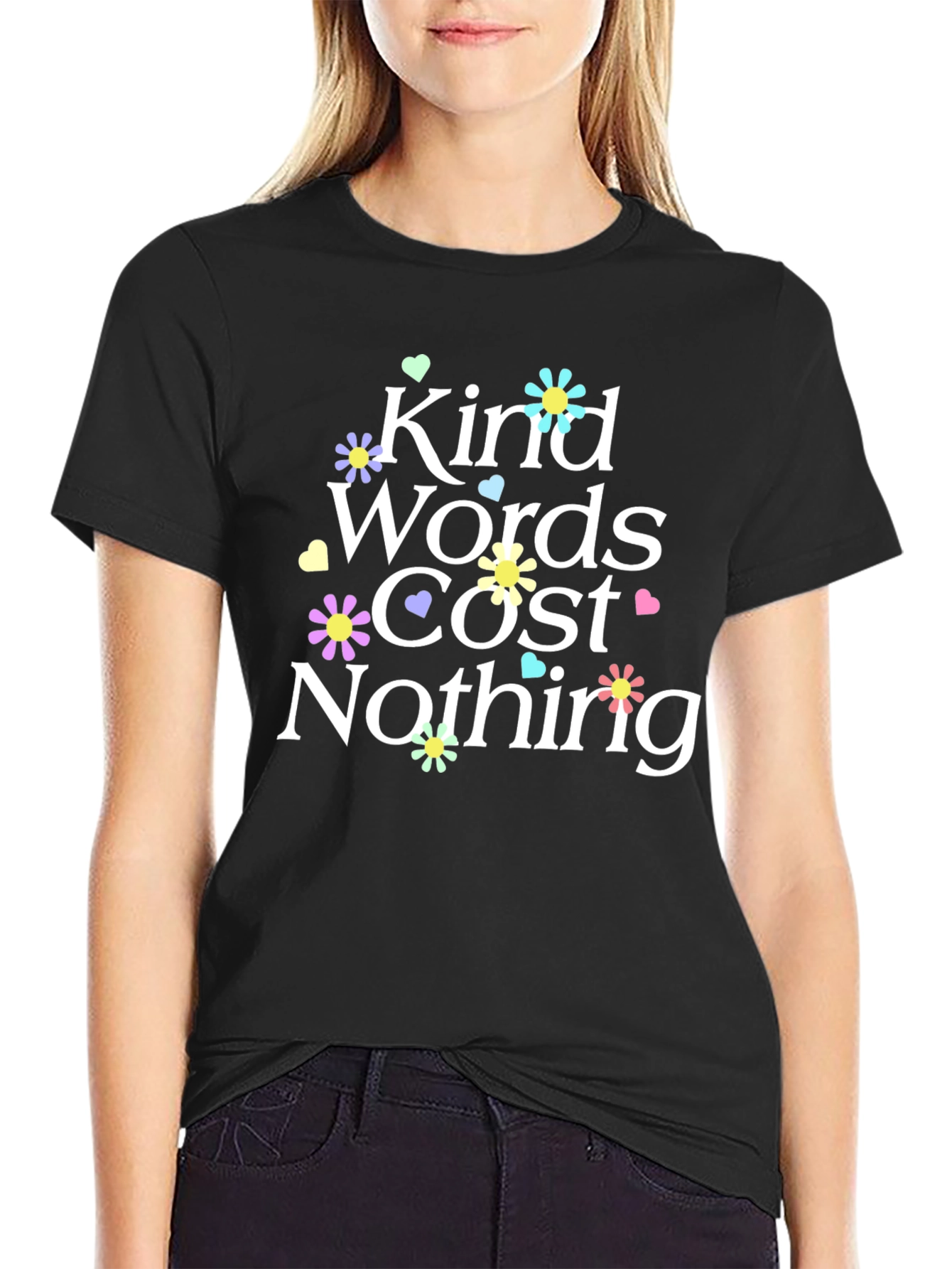 Kind Words Cost Nothing Graphic Tee