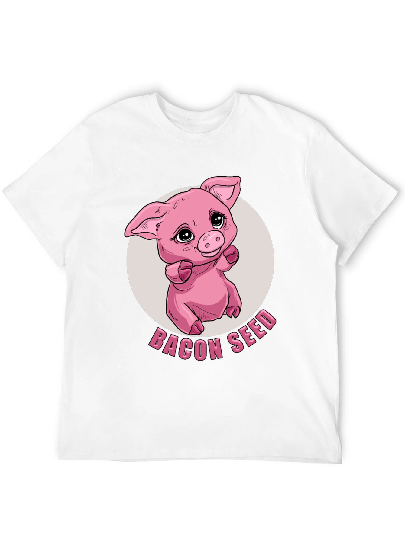 Bacon Seed Pig Graphic Tee - Black