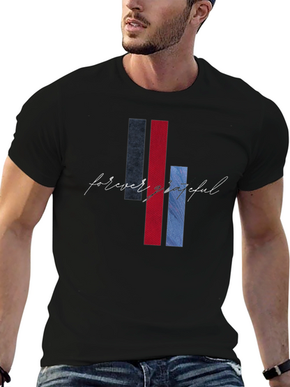 Forever Grateful Graphic T-Shirt - Modern Design