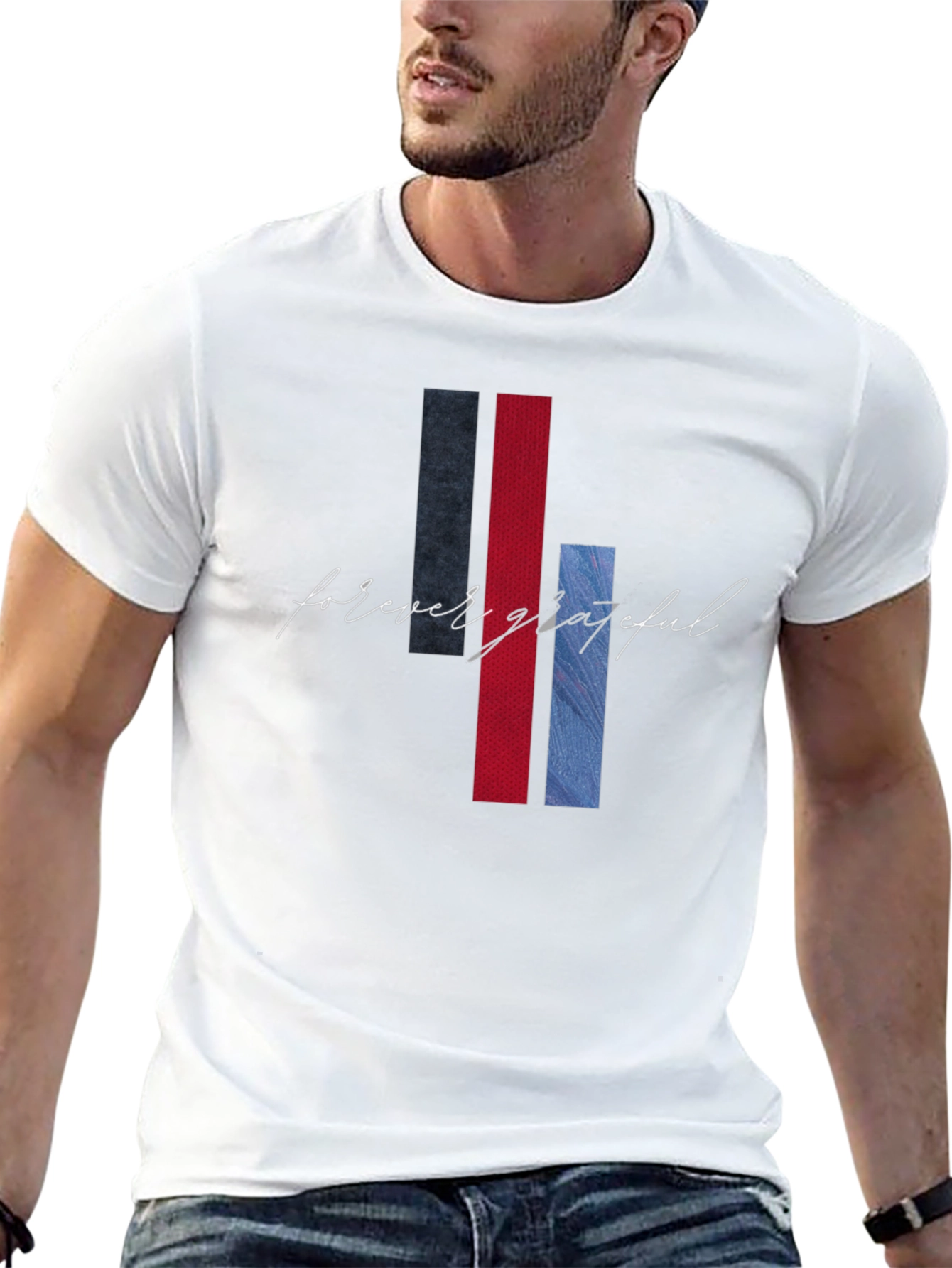 Forever Grateful Graphic T-Shirt - Modern Design