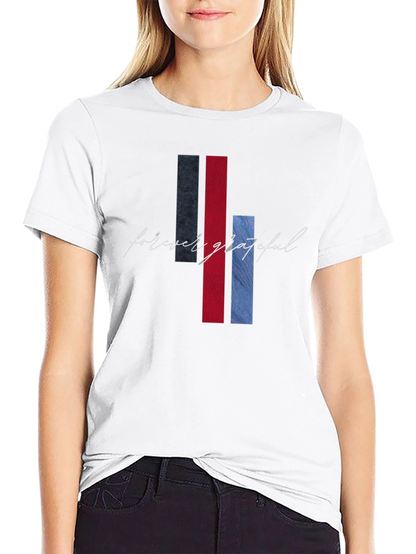 Forever Grateful Graphic T-Shirt - Modern Design