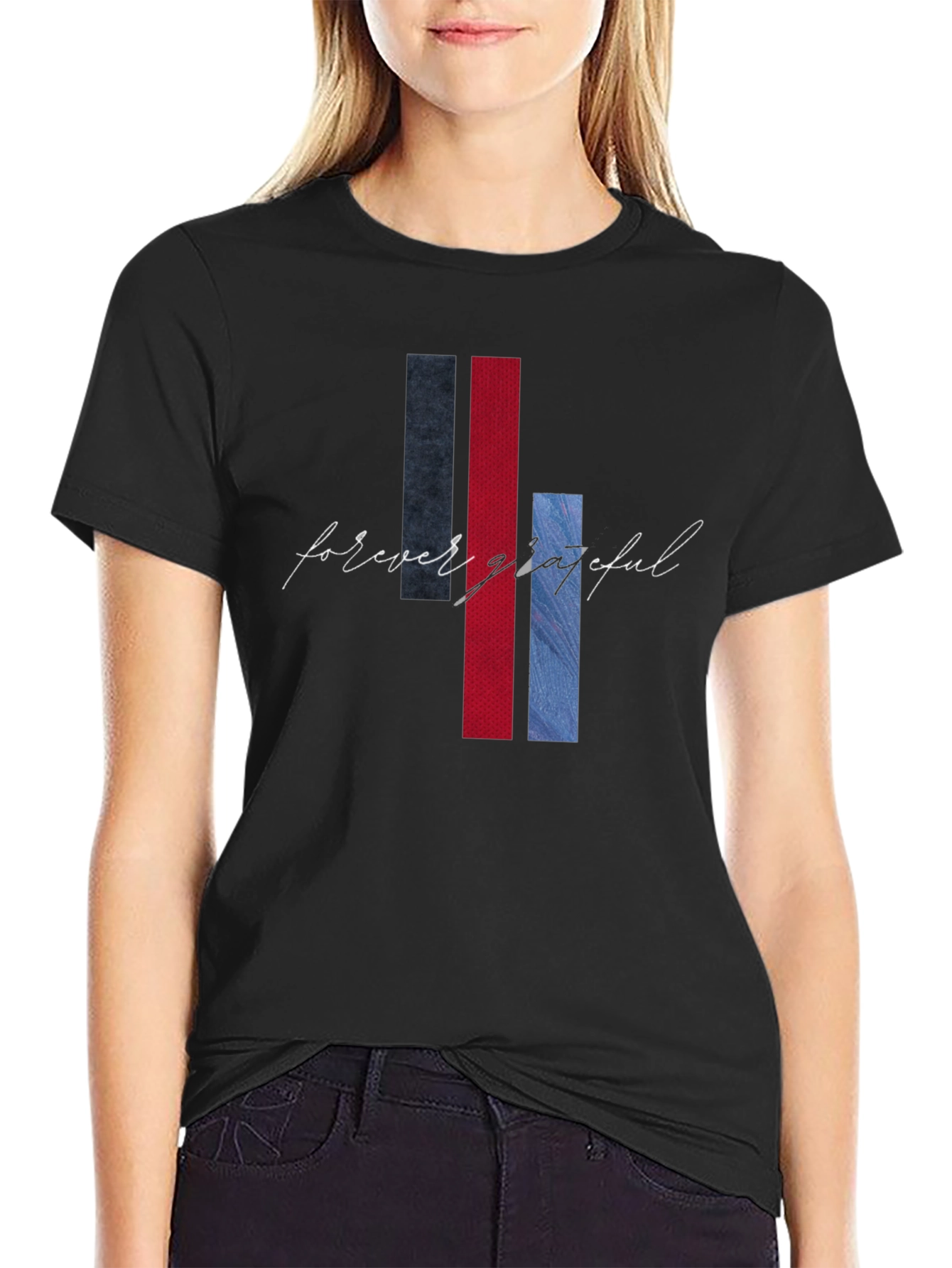 Forever Grateful Graphic T-Shirt - Modern Design