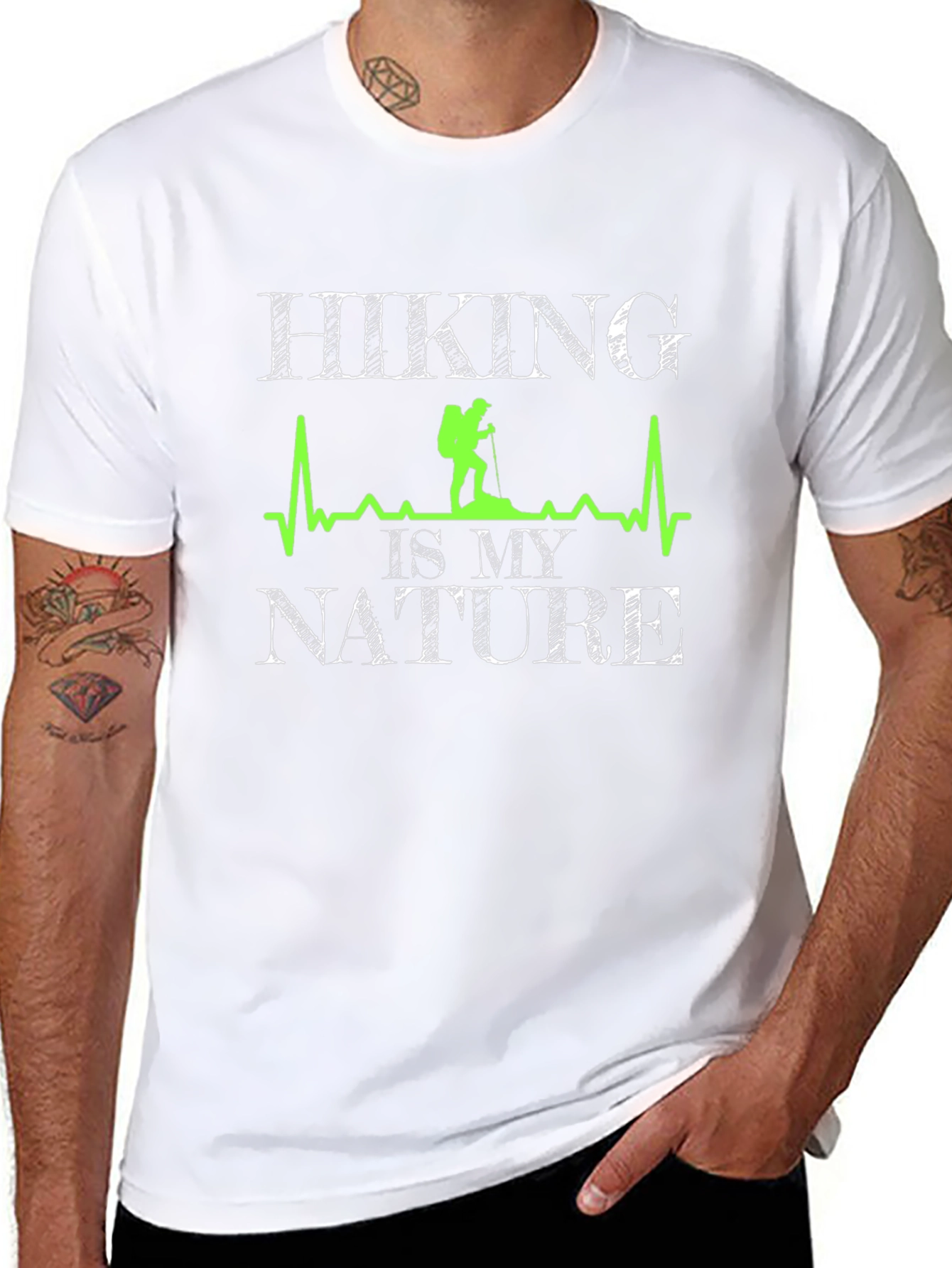 Hiking is My Nature Graphic Tee