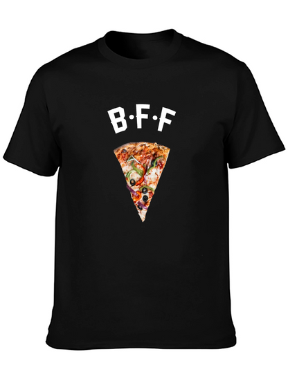 BFF Pizza Slice Graphic T-Shirt | Casual Fashion