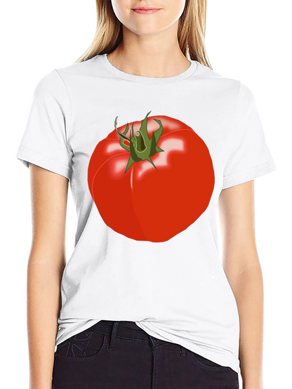 Tomato Graphic Tee - Unisex Black T-Shirt