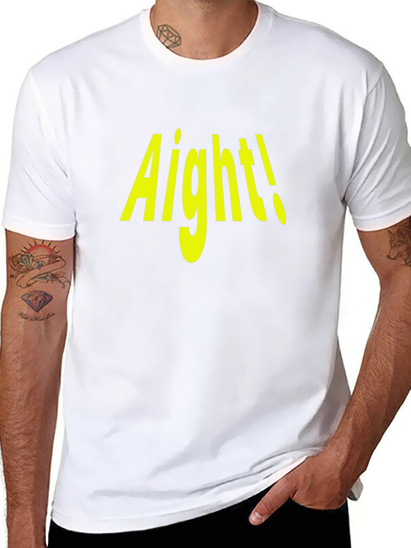 Aight! Graphic Tee - Trendy Casual Wear