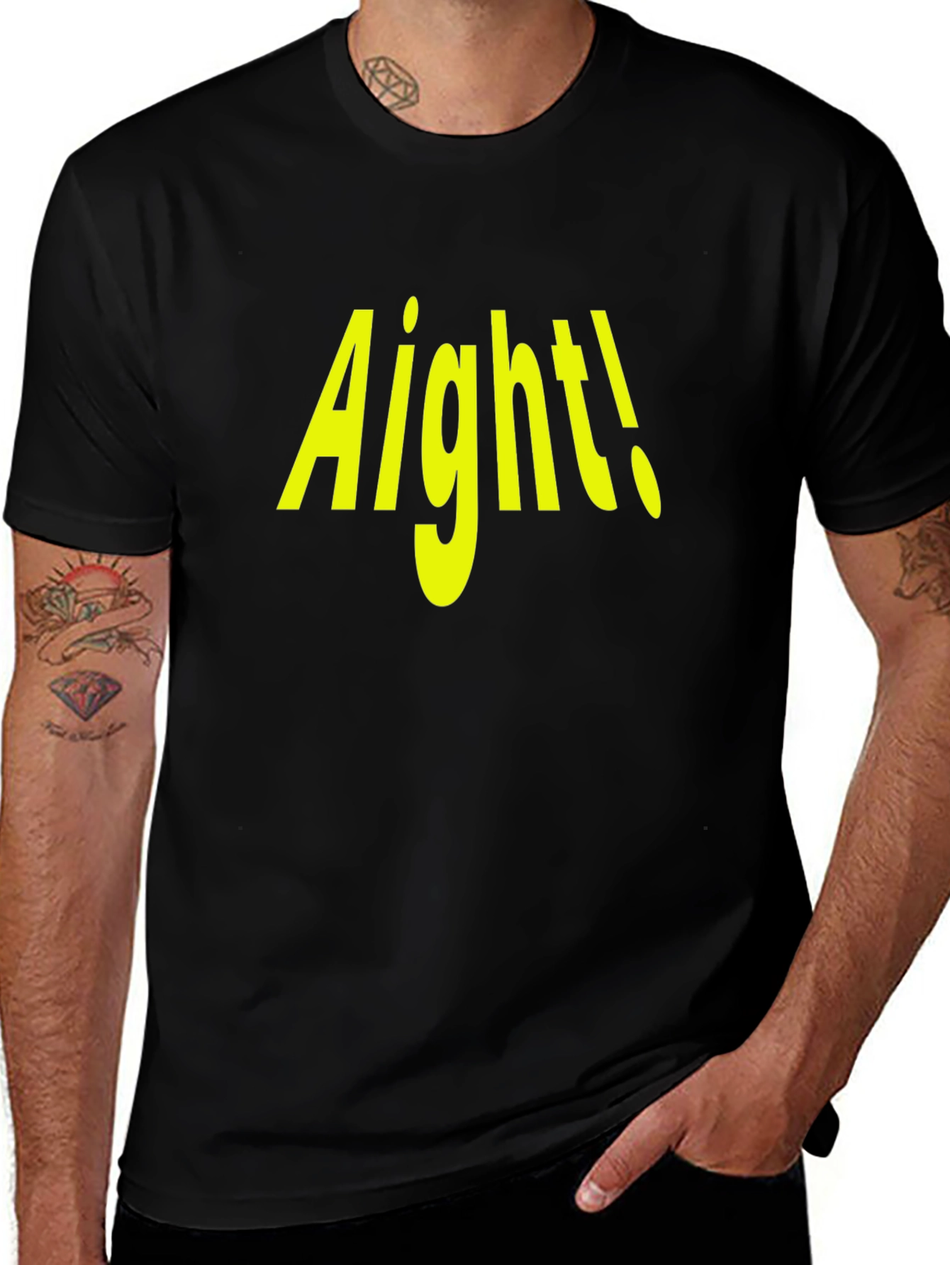 Aight! Graphic Tee - Trendy Casual Wear