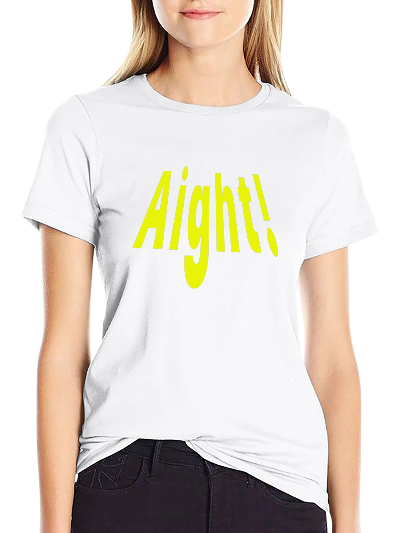 Aight! Graphic Tee - Trendy Casual Wear