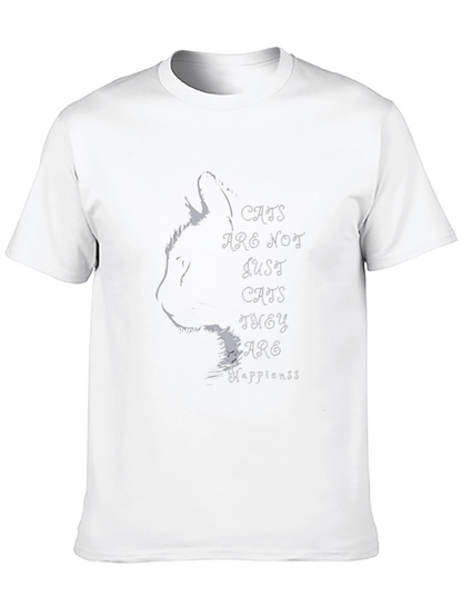 Cats Are Happiness Graphic Tee