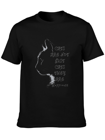 Cats Are Happiness Graphic Tee