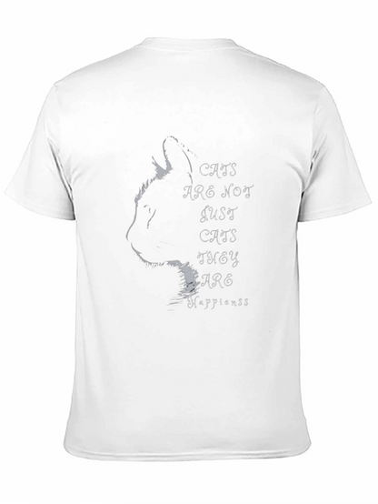 Cats Are Happiness Graphic Tee