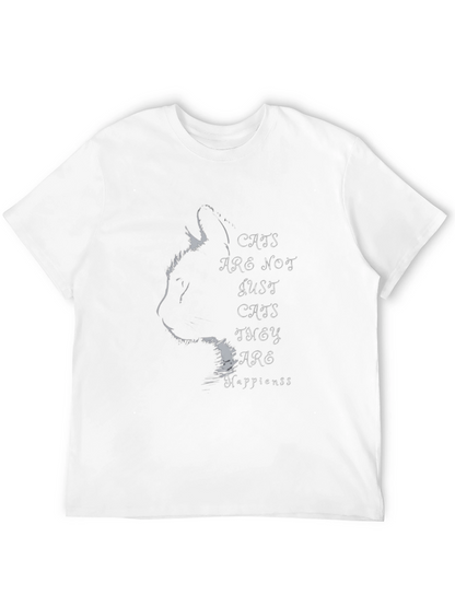 Cats Are Happiness Graphic Tee