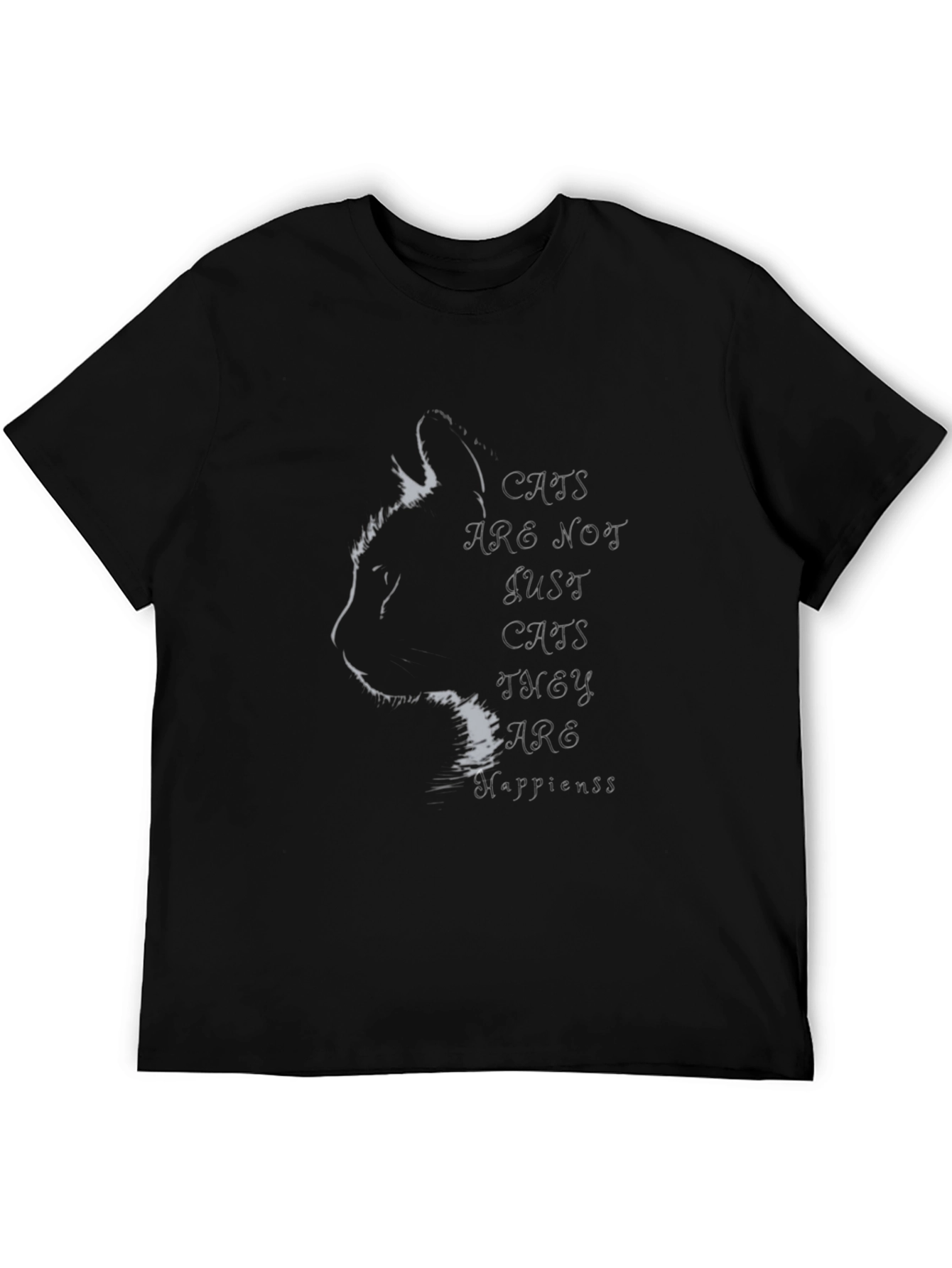 Cats Are Happiness Graphic Tee