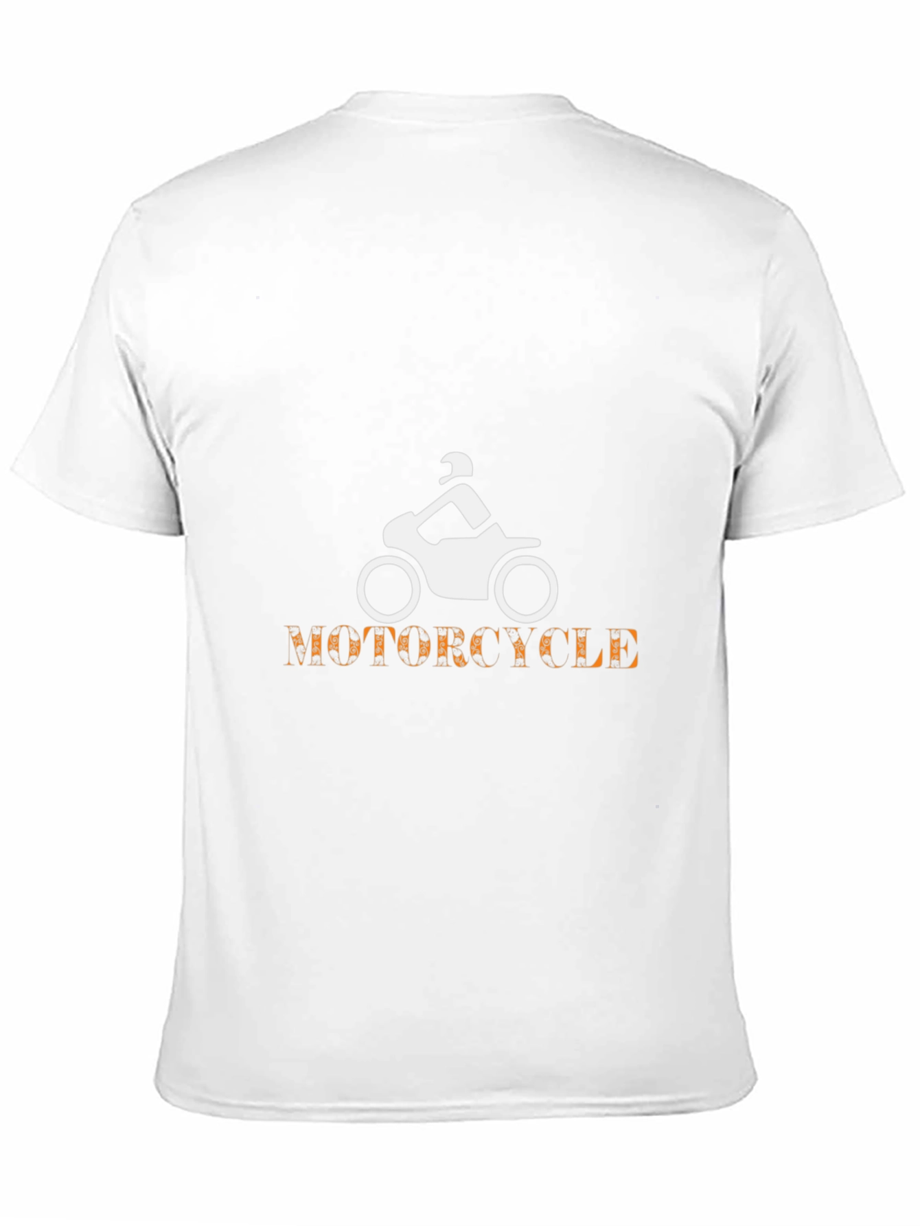 Mens Black Motorcycle Graphic Tee