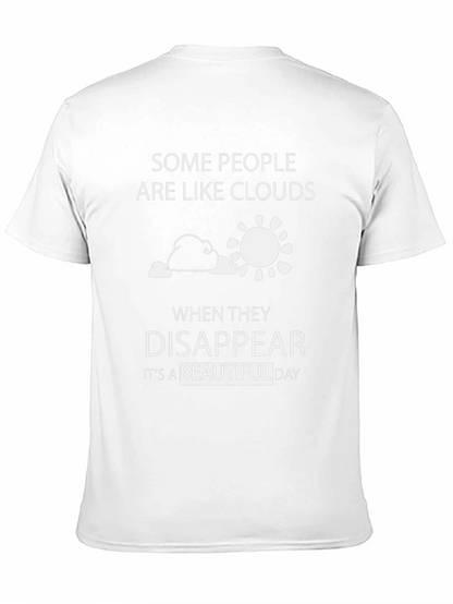 Funny Cloud Disappear Graphic T-Shirt