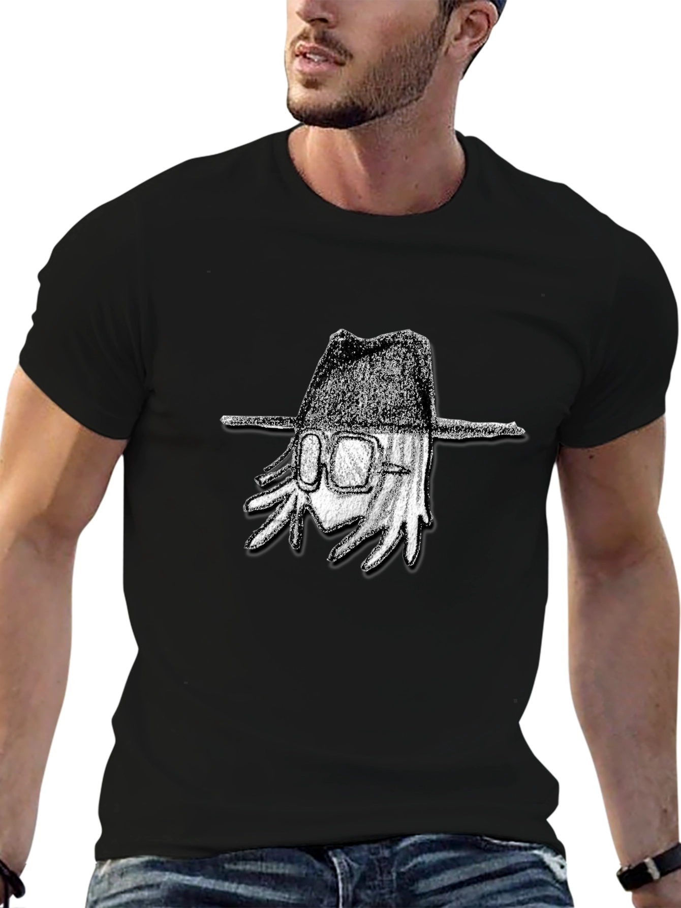Cool Graphic Tee - Mystery Character T-Shirt
