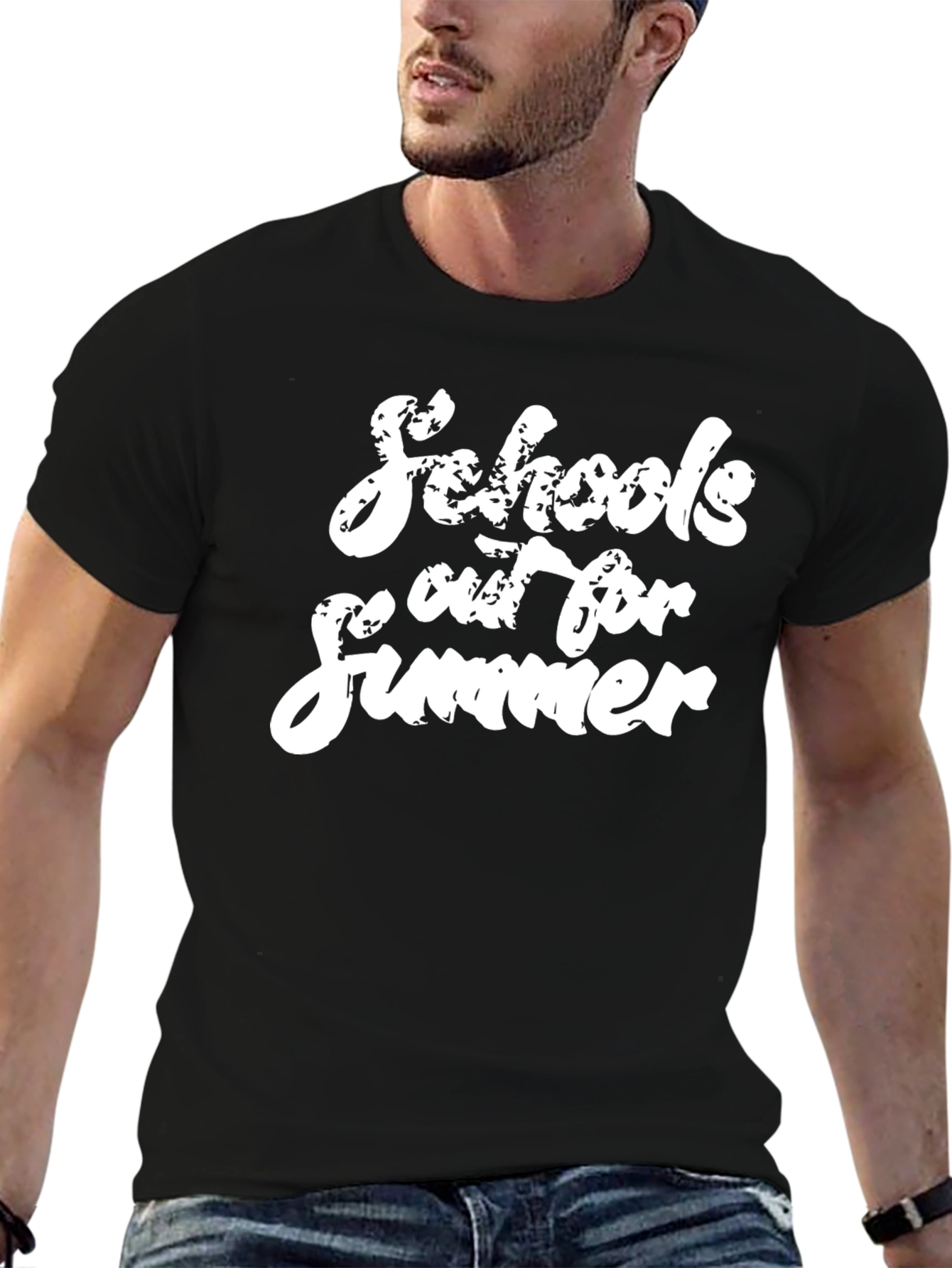 Schools Out For Summer Black T-Shirt
