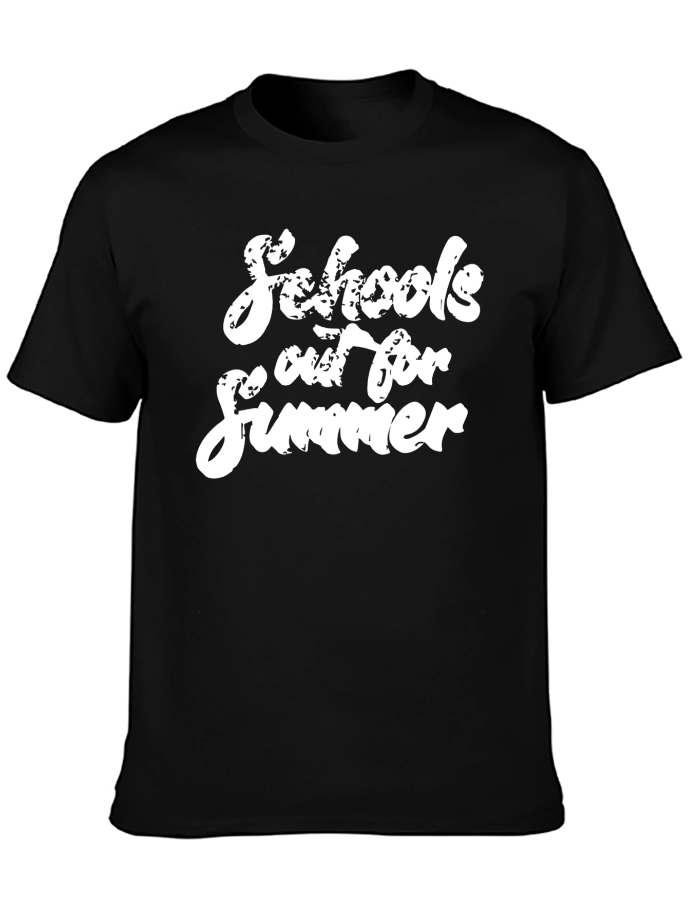 Schools Out For Summer Black T-Shirt